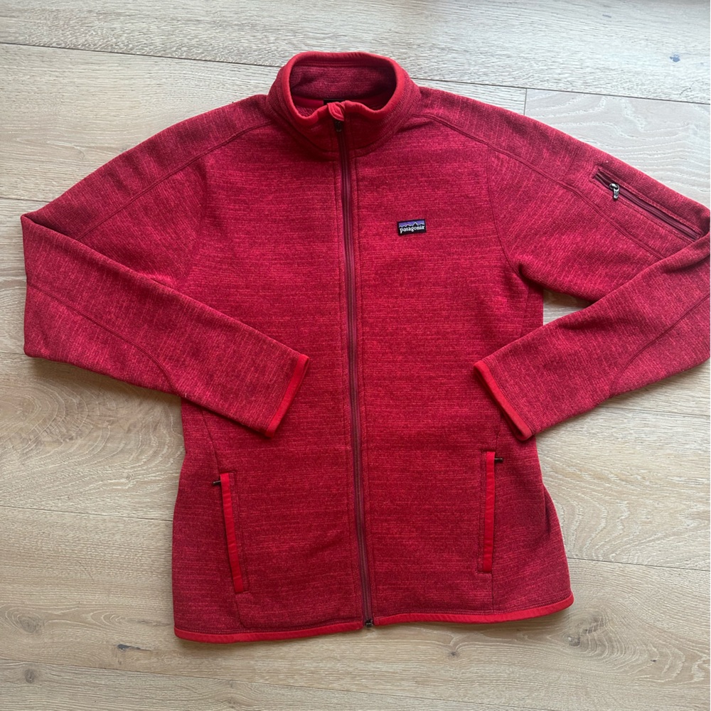 Patagonia Red Better Sweater Full Zip